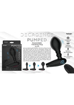 Load image into Gallery viewer, Decadence Pumped Silicone Expandable Butt Plug with Remote Control