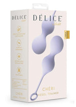 Load image into Gallery viewer, Delice ChÃ©ri Silicone Weighted Kegel Trainer - Purple