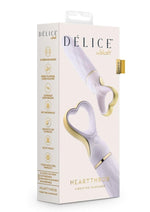 Load image into Gallery viewer, Delice Heartthrob Rechargeable Silicone Vibrator - Lavender Love