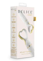 Load image into Gallery viewer, Delice Heartthrob Rechargeable Silicone Vibrator - White Bouquet
