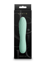 Load image into Gallery viewer, Desire Destiny Rechargeable Silicone Vibrator - Green

