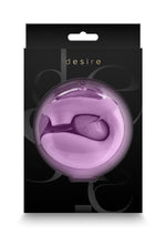 Load image into Gallery viewer, Desire Euphoria Dual End Vibrator with Air Pulse Clitoral Stimulation - Magenta/Purple
