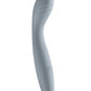 Desire Sonata Rechargeable Silicone G-Spot Vibrator - Gray/Grey