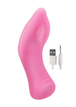 Load image into Gallery viewer, Devine Vibes Exciter Rechargeable Silicone Glow In The Dark Vibrator - Pink