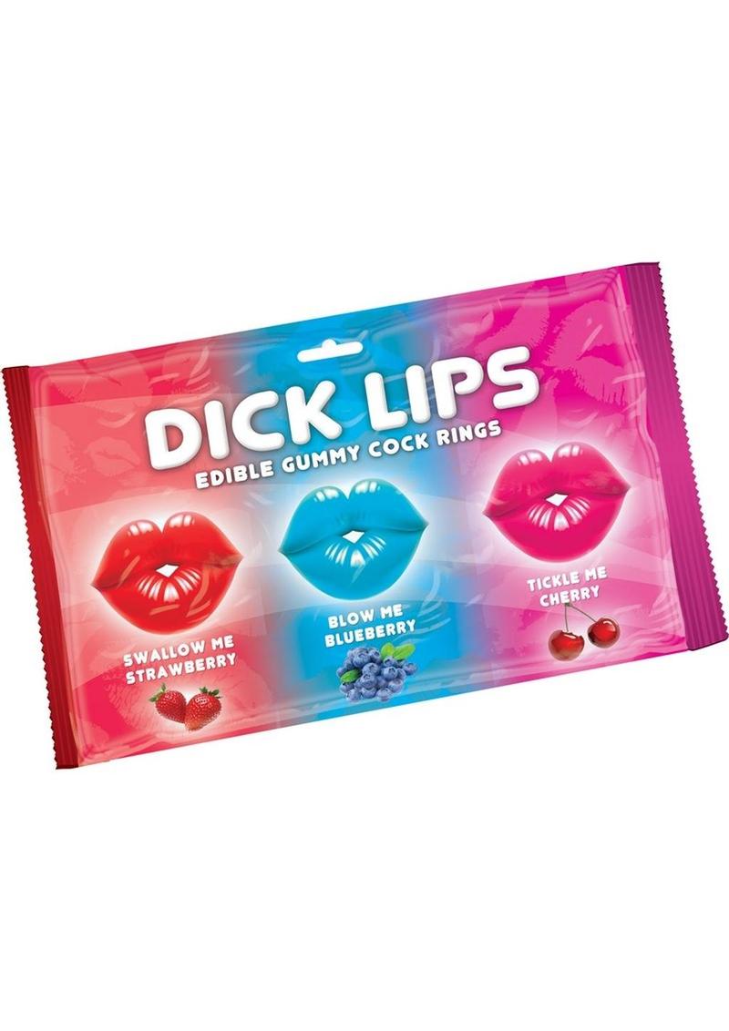 Dick Lips Edible Gummy Cock Rings