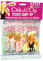 Load image into Gallery viewer, Dick N Dip Pecker Candy Dip Assort Flavors - 8 Packs/Per Bag
