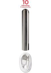 Dickboy Vibes Rechargeable Silicone Multi Speed Dildo - Vanilla - 6in