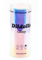 Load image into Gallery viewer, Dildolls Glitzy Silicone Dildo - Pink
