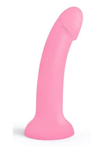 Load image into Gallery viewer, Dildolls Glitzy Silicone Dildo - Pink
