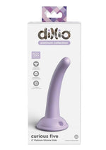 Load image into Gallery viewer, Dillio Platinum Curious Five Silicone Dildo