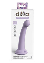 Load image into Gallery viewer, Dillio Platinum Secret Explorer Silicone Dildo