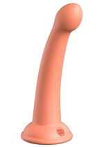 Load image into Gallery viewer, Dillio Platinum Secret Explorer Silicone Dildo - Orange - 6in