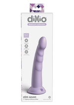 Load image into Gallery viewer, Dillio Platinum Slim Seven Silicone Dildo