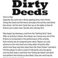 Dirty Deeds Couples Activity Card Game