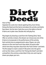 Load image into Gallery viewer, Dirty Deeds Couples Activity Card Game