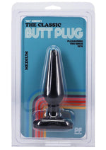 Load image into Gallery viewer, Doc Johnson Classic Butt Plug - Black - Medium
