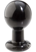 Load image into Gallery viewer, Doc Johnson Round Butt Plug - Black - Large
