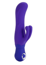 Load image into Gallery viewer, Double Dancer Silicone Rabbit Vibrator - Purple