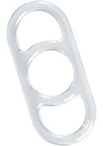 Load image into Gallery viewer, Dr. Joel Kaplan Pump Erection Enhancer Silicone Cock Ring - Clear
