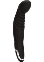 Load image into Gallery viewer, Dr. Joel Kaplan Silicone Ridged Prostate Stimulator - Black