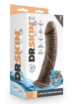 Load image into Gallery viewer, Dr. Skin Glide Self Lubricating Dildo - Chocolate - 8in
