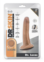Load image into Gallery viewer, Dr. Skin Dr. Lucas Silicone Dildo with Suction Cup - Caramel - 5.5in
