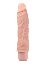 Load image into Gallery viewer, Dr. Skin Silicone Dr. David Vibrating Dildo - Vanilla - 8in
