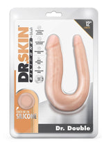 Load image into Gallery viewer, Dr. Skin Silicone Dr. Double Dildo Double Dong - Vanilla - 12in
