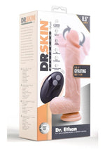 Load image into Gallery viewer, Dr. Skin Silicone Dr. Ethan Gyrating Dildo - Vanilla - 8.5in
