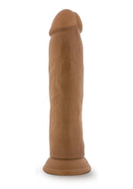 Load image into Gallery viewer, Dr. Skin Silicone Dr. Henry Dildo with Suction Cup - Caramel/Mocha - 9in
