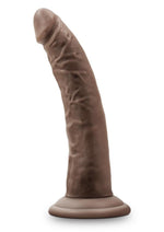 Load image into Gallery viewer, Dr. Skin Plus Posable Dildo - Chocolate - 7in
