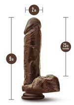 Load image into Gallery viewer, Dr. Skin Plus Thick Posable Dildo with Balls
