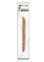 Load image into Gallery viewer, Dr. Skin Plus Posable Double Dong - Vanilla - 14in
