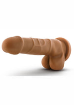 Load image into Gallery viewer, Dr. Skin Basic 7 Dildo with Balls - Caramel - 7.75in
