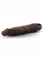 Load image into Gallery viewer, Dr. Skin Cock Vibe 1 Vibrating Dildo - Chocolate - 9in

