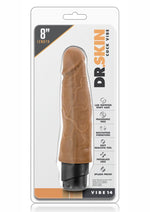 Load image into Gallery viewer, Dr. Skin Cock Vibe 14 Vibrating Dildo - Caramel - 8in
