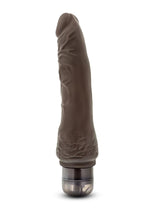 Load image into Gallery viewer, Dr. Skin Cock Vibe 7 Vibrating Dildo - Chocolate - 8.5in
