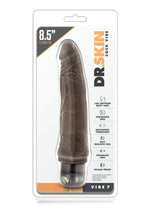 Load image into Gallery viewer, Dr. Skin Cock Vibe 7 Vibrating Dildo - Chocolate - 8.5in
