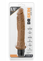 Load image into Gallery viewer, Dr. Skin Cock Vibe 8 Vibrating Dildo - Caramel - 9.75in
