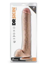 Load image into Gallery viewer, Dr. Skin Dr. Michael Dildo with Balls and Suction Cup - Vanilla - 14in
