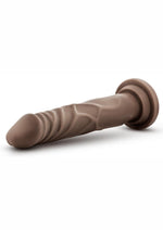 Load image into Gallery viewer, Dr. Skin Realistic Cock Basic 7.5 Dildo - Chocolate - 7.5in
