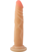 Load image into Gallery viewer, Dr. Skin Realistic Cock Basic 7.5 Dildo - Flesh/Vanilla - 7.5in
