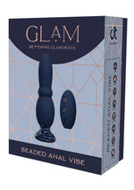 Load image into Gallery viewer, Dreamtoys Glam Beaded Anal Vibe - Blue