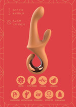 Load image into Gallery viewer, Dreamtoys Glam G-Spot Duo Vibrator - Orange
