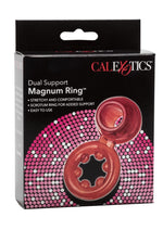 Load image into Gallery viewer, Dual Support Magnum Ring Cock Ring - Red

