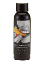 Load image into Gallery viewer, Earthly Body Hemp Seed Edible Massage Oil Mango - 2oz
