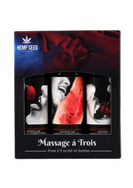 Load image into Gallery viewer, Earthly Body Massage-A-Trois Edible Massage Lotion Gift - Set