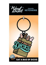 Load image into Gallery viewer, Eat A Bag Of Dicks Keychain