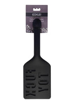 Load image into Gallery viewer, Edge Fuck Toy Silicone Paddle - Black