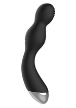 Load image into Gallery viewer, Electro Shock Rechargeable Silicone E-Stimulation G-Spot Vibrator - Black
